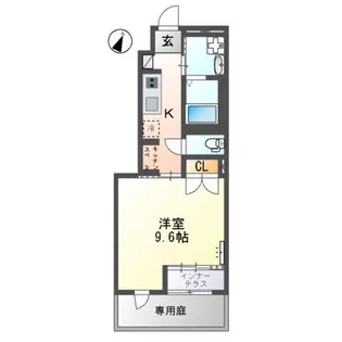 メゾンアルス【1階】の間取り