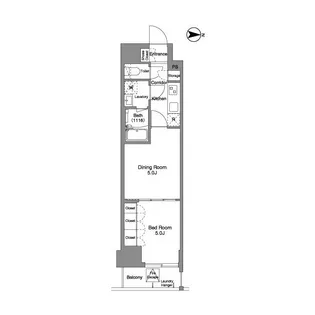LUMICOURT MITAKA【2階】の間取り