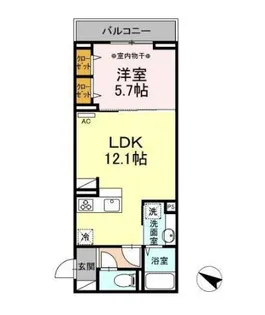セレスティア北烏山【2階】の間取り