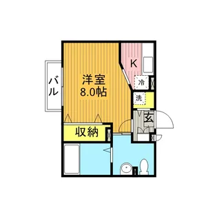 PAST 19【1階】の間取り