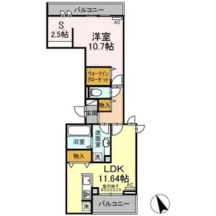 ルポゼ【2階】の間取り