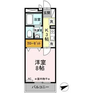 メゾンモナリエ【2階】の間取り