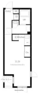 コスモリード東高円寺レジデンス【1階】の間取り