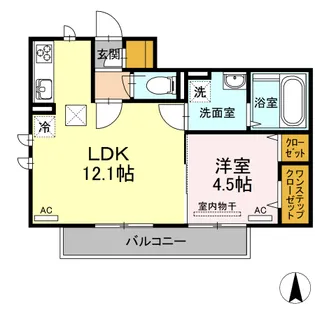 CALM【1階】の間取り