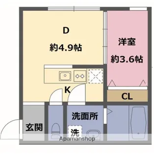 東京都杉並区和泉2丁目【マンション】の間取り