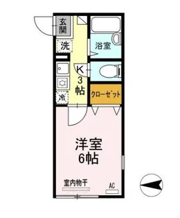 サン ヴィクトワール【2階】の間取り