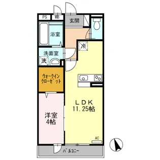 Kヴィラージュ【2階】の間取り