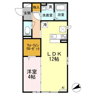 ウィステリア【1階】の間取り