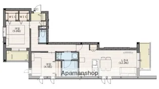 東京都杉並区善福寺1丁目【マンション】の間取り