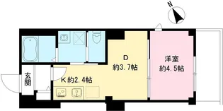 つむぎの杜 西荻みなみ【309号室号室】の間取り