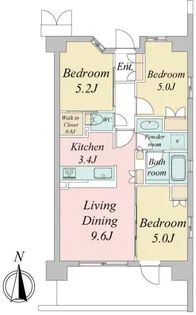 トラープランド蒼麗館【7階】の間取り