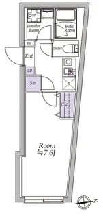 東京都中野区大和町3丁目【マンション】の間取り