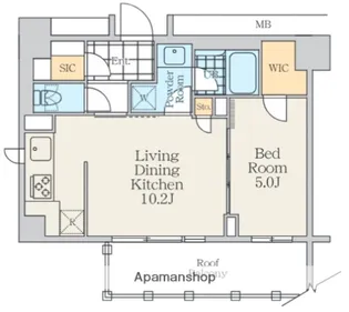 東京都中野区弥生町5丁目【マンション】の間取り