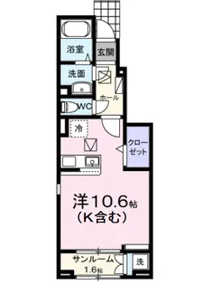パフュームⅠ【1階】の間取り