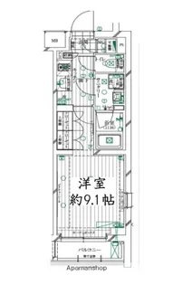 東京都世田谷区松原3丁目【マンション】の間取り
