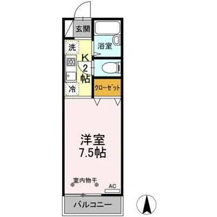 J・フローレ【2階】の間取り