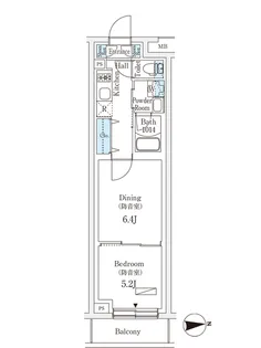プラネソシエプラス桜台【1階】の間取り