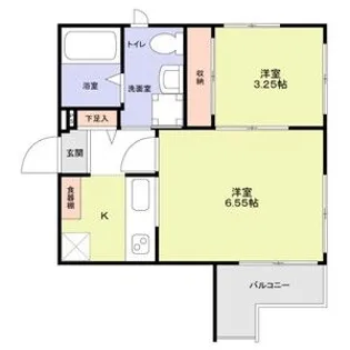 ルーブル三鷹参番館【2階】の間取り