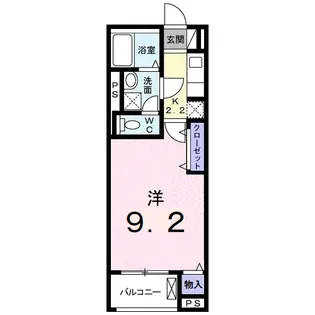 パフュームⅢ【4階】の間取り