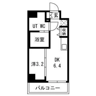 スパシエ幡ヶ谷【1階】の間取り