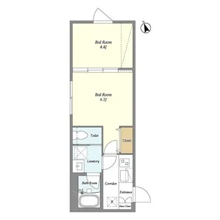 ネオアーバンレジデンス方南町【4階】の間取り