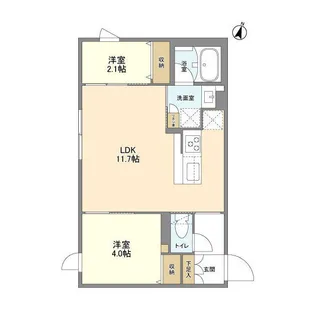 ウェルスクエア駒場東大前【3階】の間取り