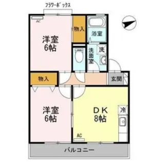 アヴァンティコート A【2階】の間取り