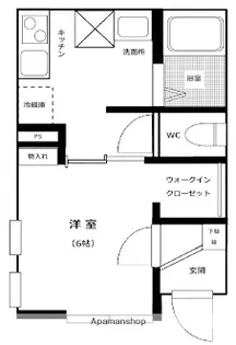 東京都杉並区阿佐谷北5丁目【アパート】の間取り