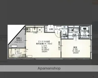 WILLOW LANE【1階】の間取り