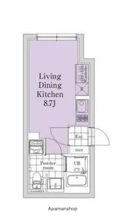 東京都杉並区高井戸西1丁目【マンション】の間取り
