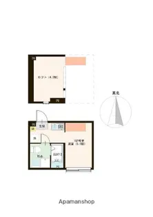 東京都中野区若宮2丁目【アパート】の間取り