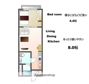 carpe恋ヶ窪【3階】の間取り