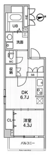 ALIVIS中野【1階】の間取り