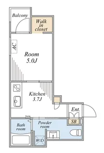ラ・ソラリス【2階】の間取り