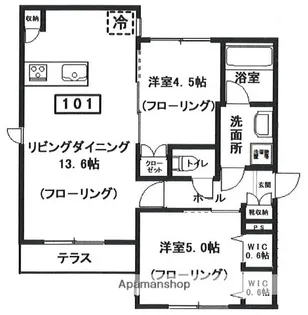 仮)へーベルメゾン中央5丁目南棟【1階】の間取り