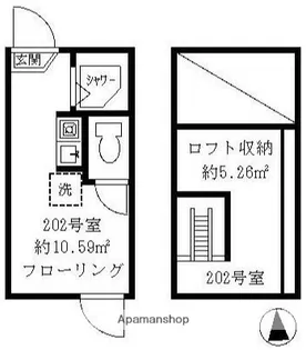 ティ・アーモレディ【2階】の間取り