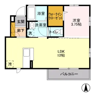 ボヌール C【1階】の間取り