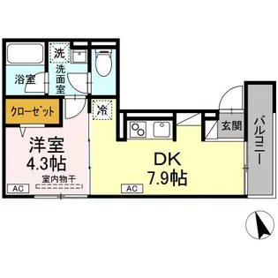 Bell Ⅲ【2階】の間取り