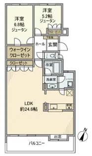 パーク・ハイム氷川台西【3階】の間取り