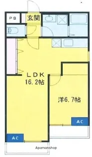 グランドブリックコート【2階】の間取り