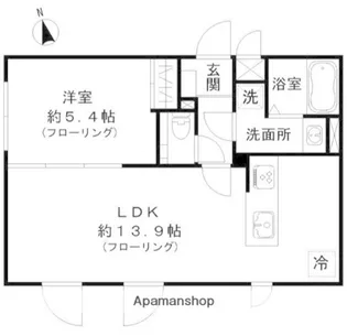 STRIPES豪徳寺【3階】の間取り