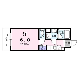 ブルー パレット 新宿中落合【1階】の間取り