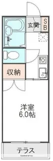 ヴィブレ浜【1階】の間取り