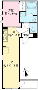 クリサンテーモ【201号室号室】の間取り
