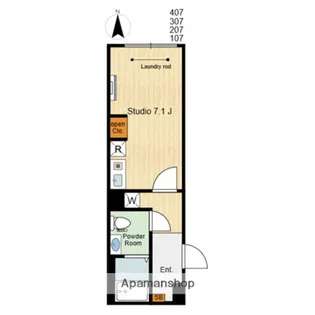 M’S高円寺南5【207号室】の間取り