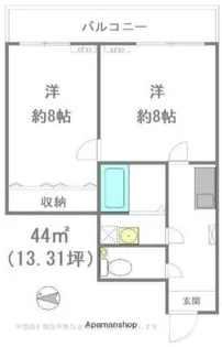 中野薬師マンション【1階】の間取り