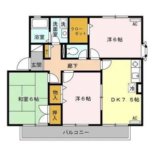 フォレストヒルズ【101号室】の間取り