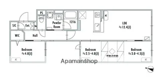 GRAN PASEO鷺ノ宮【4階】の間取り