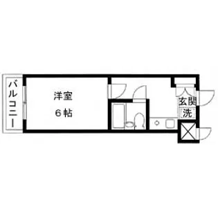 メゾンエクレーレ江古田【2階】の間取り