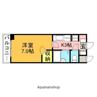 ビイルーム小金井【3階】の間取り